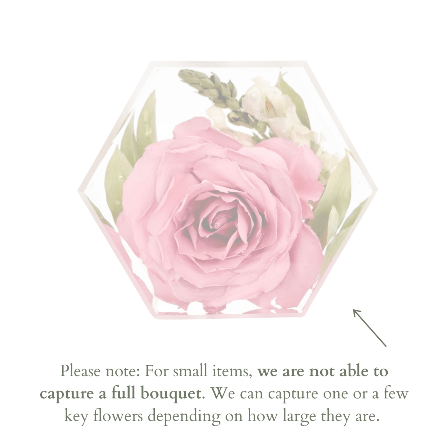 Mini Floral Hexagon - blossomandrhyme