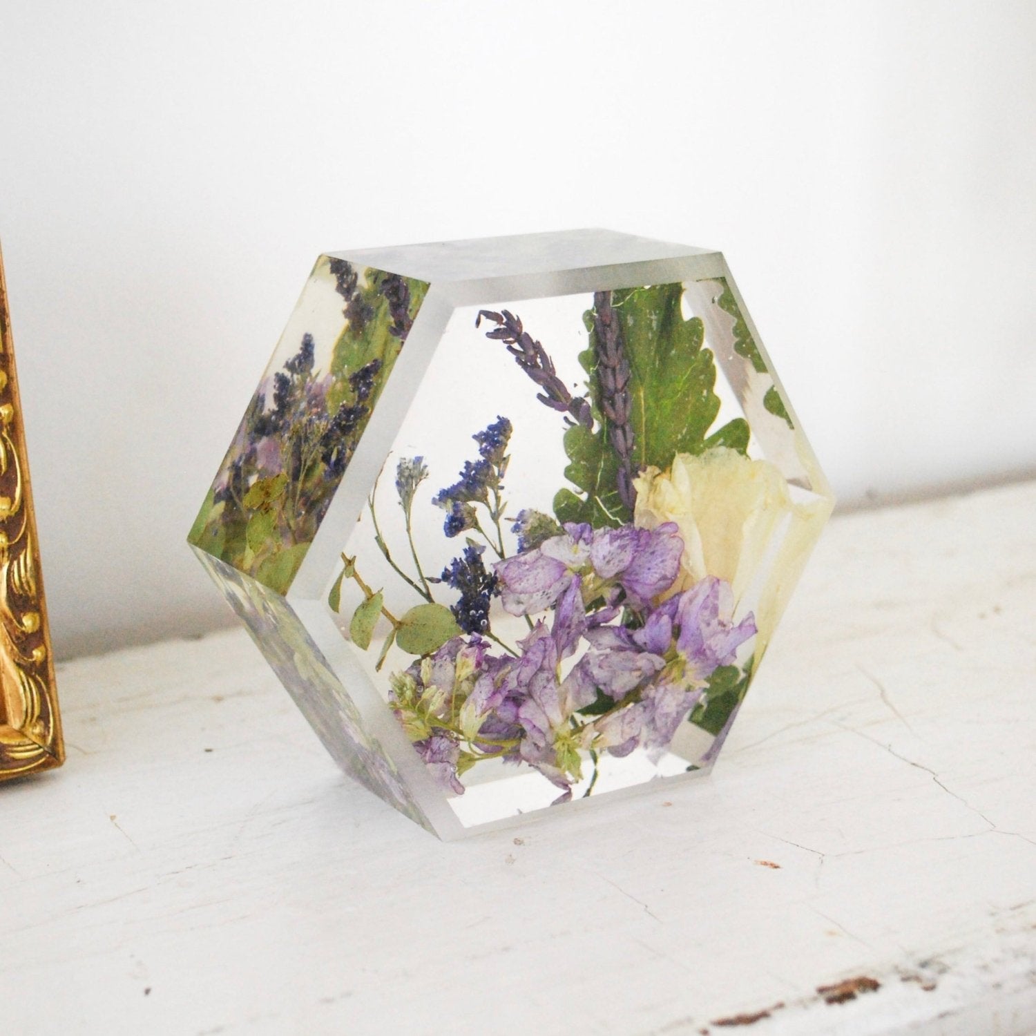 Mini Floral Hexagon - blossomandrhyme