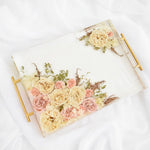 Monets Garden of Giverny Collection featuring handcrafted preserved wedding flower keepsakes inspired by soft garden blooms and created by Blossom & Rhyme