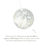 Resin Floral Ornament - blossomandrhyme
