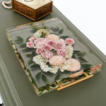 Resin Floral Tray - blossomandrhyme