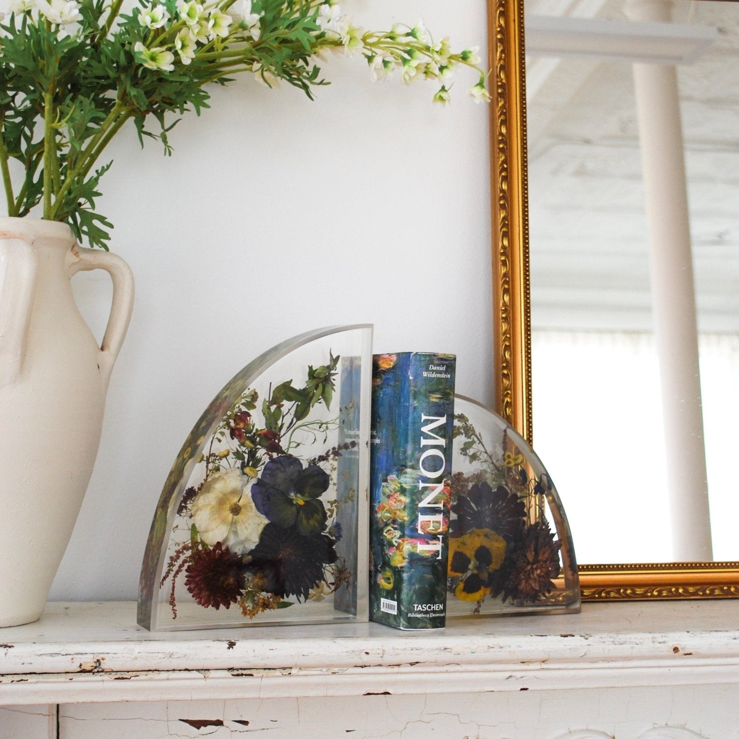 Small Resin Bookends - blossomandrhyme